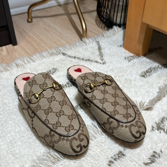 Gucci Princetown Maxi GG Loafer Mule - Picture 2 of 16